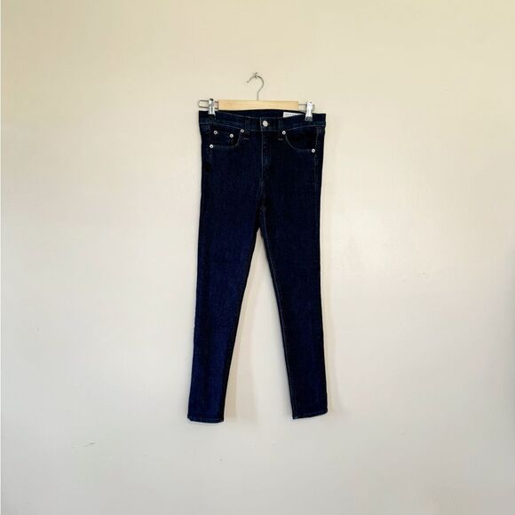 SALE! Rag & Bone High Rise Ankle Skinny Jeans Size 25/0 EUC - Picture 1 of 6